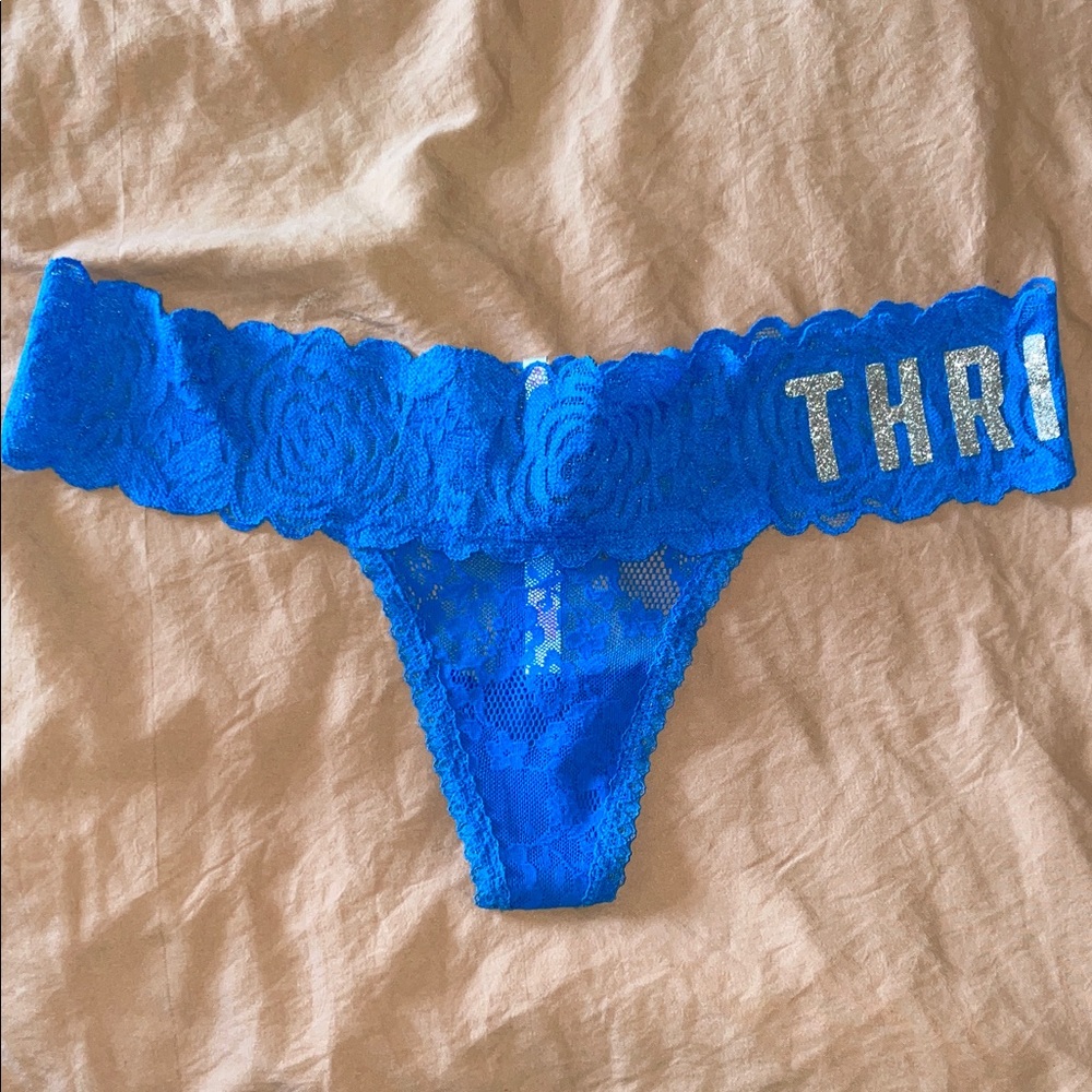 Victoria's Secret Blue Lace Detail